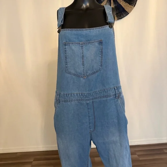 Roxy Light Blue Denim Overalls - Picture 3 of 15